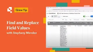 Find and Replace Field Values | Qrew Tip