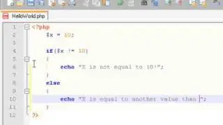PHP 06 - Else if Tutorial