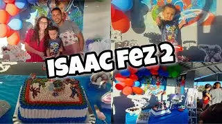 vlog: DIA DA FESTA / tema HERÓIS/ SIMPLES E LINDA🎉 | Thaiane Massarim