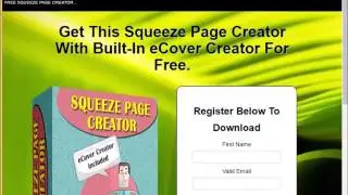FREE SOFTWARE BUILDS RESPONSIVE SQUEEZE PAGES ECOVER CREATOR SOFTWARE INCLUDED!!