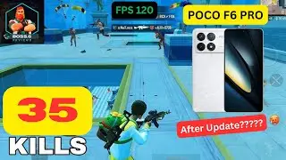 POCO F6 Pro PUBG Test 120 FPS 🔥 SOLO vs SQUAD 😱