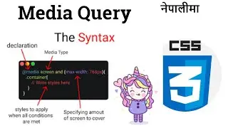 41 Media Query In CSS | media query in css in nepali | media query in css for beginners |Media query