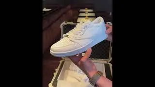 NEW TRAVIS SCOTT “WHITE PARTY” JORDAN 1 LOW UNBOXING — ONLY 350 MADE! #nike #travisscott #unboxing