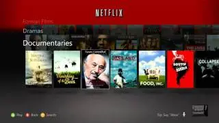 Netflix UK initial lineup (Xbox 360 version)