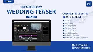 Wedding Teaser Premiere Pro Project | ZD017 