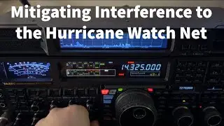 Mitigating Interference to the Hurricane Watch Net #hamradio #hf #qrm #rfi