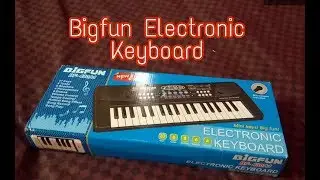 Bigfun BF 430A1 37 Keys  Musical Electronic Keyboard Organ With Mic Melody Mixing For Kid
