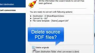 How to convert PDF to DXF
