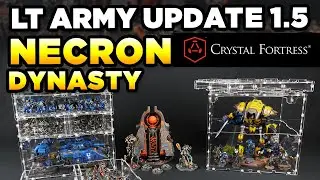 40K - NECRONS, CRYSTAL FORTRESS STORAGE - LUETIN'S ARMY UPDATE 1.5 | WARHAMMER 40K MINIS