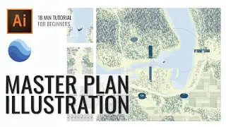 Make this Master Plan Illustration using only Google Earth and Illustrator Tutorial