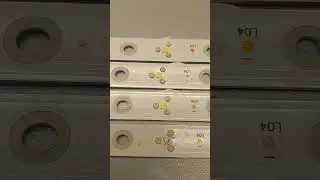 Часть 1 замена всех светодиодов в телевизоре