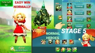 Lords mobile limited challenge dark disaster stage 5