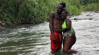 River Hunting In Dominica 🇩🇲 With Nadika ❤️ 🇱🇨🇱🇨
