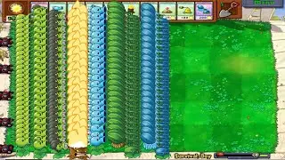Epic Battle Between 999 Zombies vs All Plants 