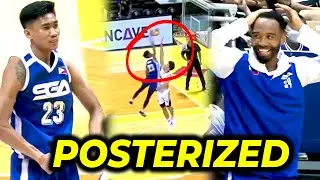 POSTER DUNK ni Rhenz Abando sa Australiano, nagulat ang commentator!