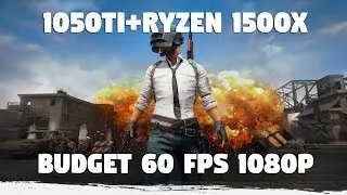 PlayerUnknown's Battleground Benchmarks FPS TEST - GTX 1050TI | R5 1500x PUBG 1080p
