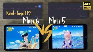 iPad Mini 5 vs iPad Mini 6 Genshin Impact FPS Mobile Gaming Performance Test