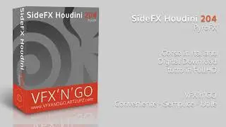 Trailer VFX'n'GO SideFX Houdini 204 - PyroFX - video corso in Italiano
