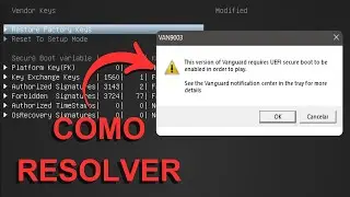 HOW TO FIX VALORANT UEFI SECURITY BOOT PROBLEM! BIOS (Quick and easy) ✅