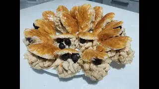 Закуска в гребешках на праздничный стол.