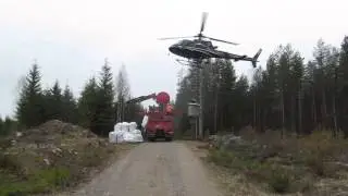 Airbus H125/Eurocopter AS350 B3e at fertilizing work