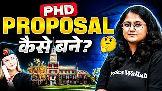 Ph.D Proposal Topic Latest Update | How to Write Ph.D Research Proposal? | UGC NET 2024 | PW