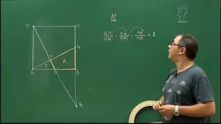 Geometria - Aula 64 - Problema de áreas usando Menelaus - Legendado