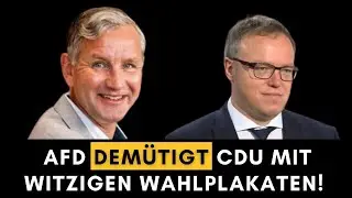 CDU und SPD sind stinksauer für AfD Wahlplakate!