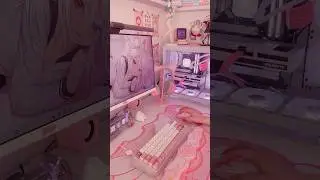 Cat theme setup🐈🩷 #setup #unboxing #aesthetic #gamingpc #gaming #asmr