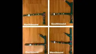 The Picture of the Horizontal Traffic Signal 3 section , 4 section and 5 section Movie