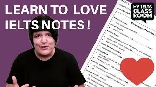 IELTS Listening Part 4 - How to use the notes to follow the lecture!
