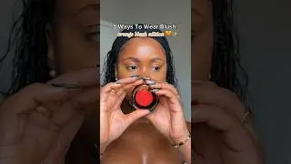3 ways to wear blush 🥰 orange blush edition🧡 #blush #blushtrend #blushhacks #makeuphacks #tips
