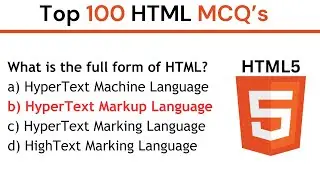 Top 100 HTML MCQs to Get You Hired in 2024!