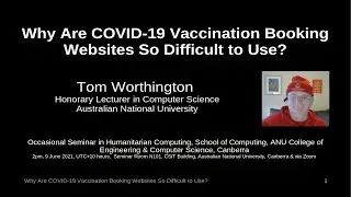 Why Are COVID 19 Vaccination Booking Websites So Difficult