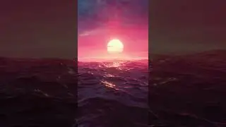 Momentary Feeling 🌊🌅 #screensaver #ocean #sunset
