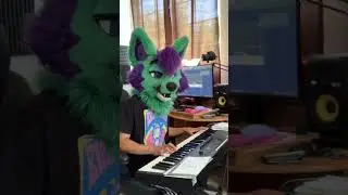 Synthwave sounds #fursuiters #keyboard #music #furry #synthwave #atmosphere #fyp #fypシ゚viral