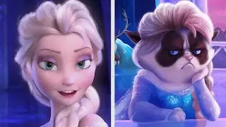 If Disney Princesses Were Cats