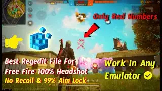 (New) Best Regedit File For Free Fire OB40 100% Headshot💥 || 99% Aim Lock & No Recoil