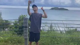 XiaoZhan Vlog at the Beach finding a Shell 20220910 happy mid-autumn festival 中秋快乐 #xiaozhan #肖战