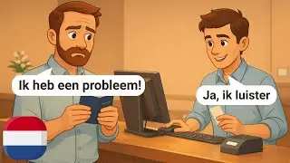 Learn Dutch through Dialogues (With Subtitles) | A1-A2 | 10 Dialogues At The Hotel
