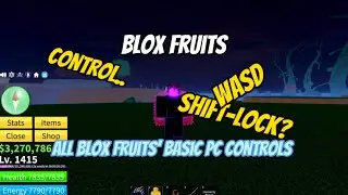 All Blox fruits basic PC controls (Blox fruits)