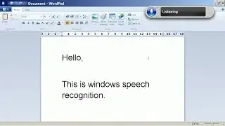 PC Speech Recognition Software