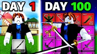 I Survived 100 Days in Blox Fruits!