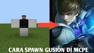 Cara spawn GUSION(Mobile legend) di mcpe