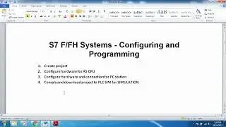 Part1- Configure Fail Safe project and PC Station PCS7 V8.1 S7-F/FH Project with Safety matrix