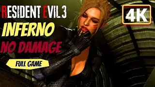 Resident Evil 3 Remake Inferno No Damage 100% Walkthrough Full game 4K UHD 60FPS PC - No Commentary