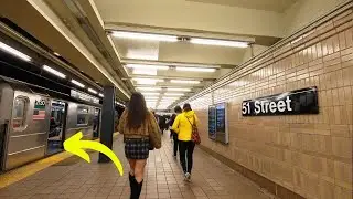 El mundo oscuro en el metro de New York