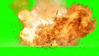 Missile Air Strike - Action Movie - green screen effects - free use