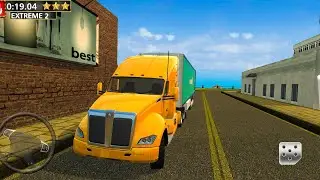 Truck Driving Simulator 2021 | Ferry Port Trucker Parking Simulator - Android gameplay