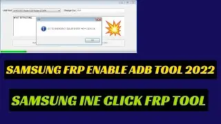 SAMSUNG FRP ENABLE ADB TOOL 2022 | samsung frp bypass tool | frp all samsung adb method | New 2023